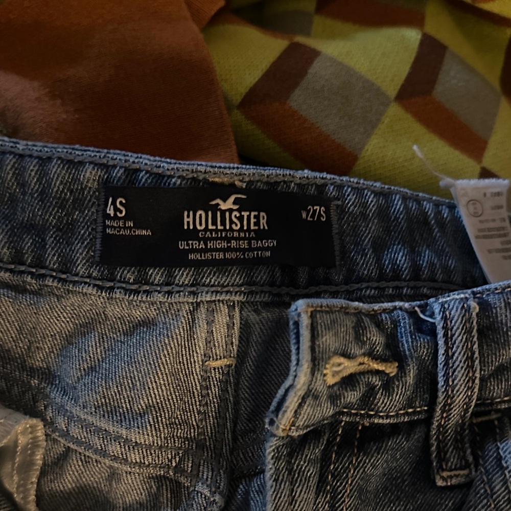 Hollister Light Blue Denim Baggy Jeans